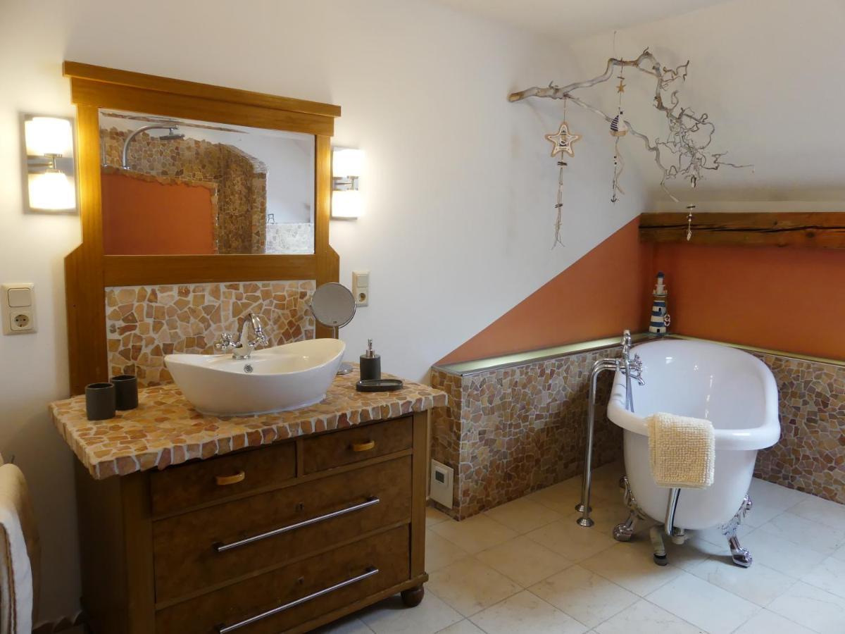 Blumenwerkstatt Mit Sauna Und Jacuzzi Dankerode  Exteriör bild
